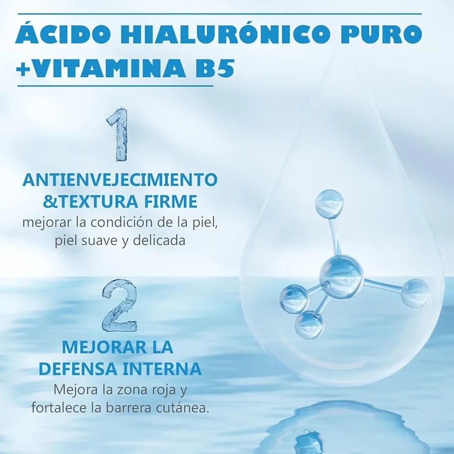 Sérum Antiarrugas de Ácido Hialurónico + Vitamina B5