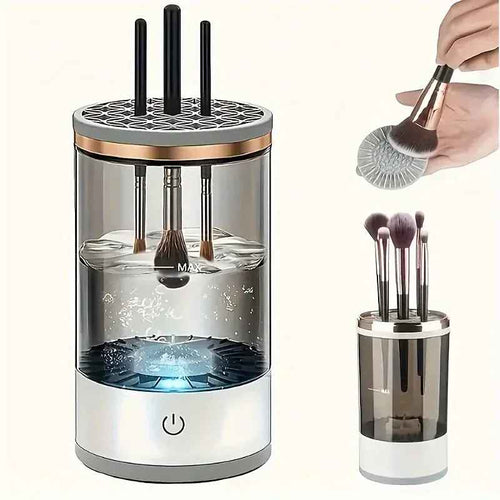 Limpiador y secador eléctrico de brochas de maquillaje USB